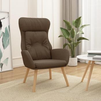 Sillón de relax de tela vidaXL en Gris claro, Gris oscuro y Crema, Sillón cómodo para dormitorio