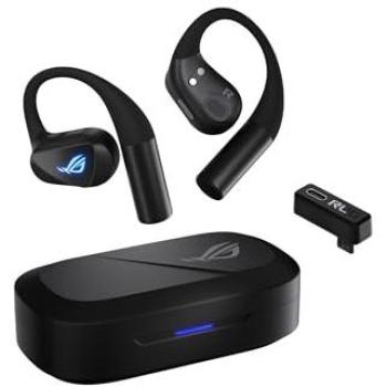Auriculares Asus ROG Cetra Open Wireless Gaming Bluetooth 2.4 GHz con Cancelación de Ruido IA y Driver DLC 14.2 mm - Negros