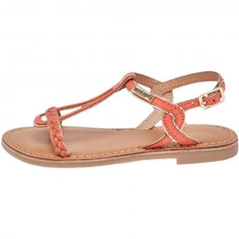 Sandalias infantiles de piel BAPPY LES TROPEZIENNES® PAR M. BELARBI coral