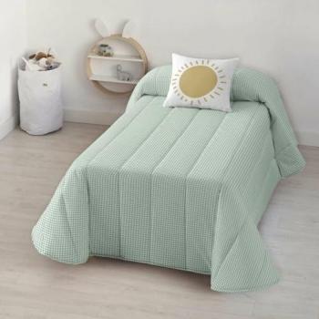 Colcha Infantil Vichy Menta 190 x 270 cm