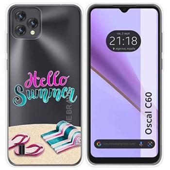 Funda de Silicona Transparente con Diseño Verano para Blackview Oscal C60