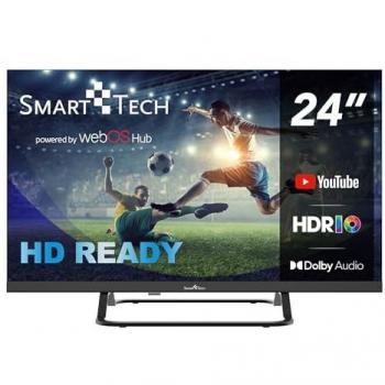 Smart TV LED HD 24 Smart Tech Web OS - Netflix, Prime Video, YouTube, 3xHDMI, 2xUSB, Dolby Audio