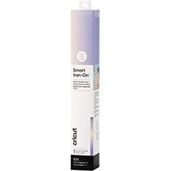 CRICUT Smart Iron-On Heat-Transfer Vinyl | 1 sheet | 33cm x Holographic Translucent Blue, 0.9m