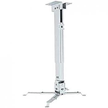 Soporte de Proyector para Techo Iggual STP01-S en Hierro, Tamaño 'S', Capacidad Máxima 18 Kilos, Distancia de Agujeros hasta 370mm