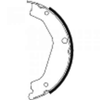 HELLA 8DA 355 050-051 Brake Shoe Set, parking brake - H1684