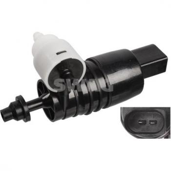 Bomba de agua de lavado SWAG 20 10 7463, bomba para lavado de parabrisas, compatible con vehículos específicos, incluye conexión eléctrica y montaje sencillo