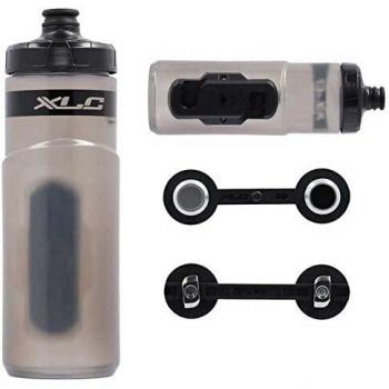 XLC MR-S12 BIDON Sistema FIDLOCK, Sport, Transparente (Transparente), 600ml