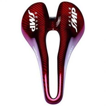 Selle SMP - Carbon, Color Rojo