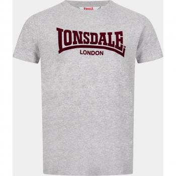 Camiseta de Manga Corta Lonsdale Ll008 One Tone Gris 3XL Hombre