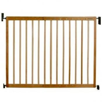 Lindam - Barrera de seguridad para bebés, madera