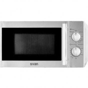 Microondas con Grill Svan SMW2700GX Encimera 20L 700W Acero Inoxidable 9 Niveles de Potencia