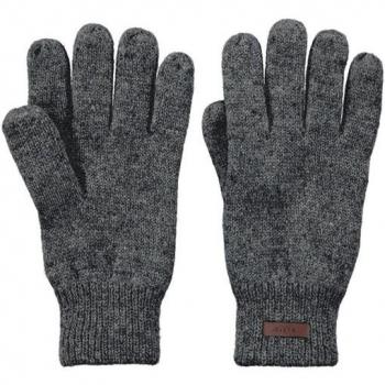 Barts Haakon Lambswool Gloves - Charcoal - Unisex - Size: Medium/Large