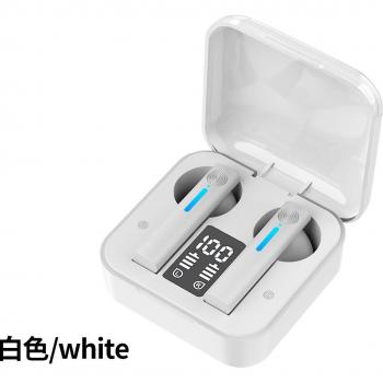 Auriculares inalámbricos Bluetooth 5.0 con pantalla LED, micrófono estéreo HiFi y bajos para deportes, compatibles con teléfonos inteligentes