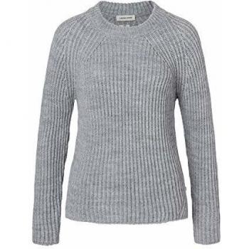 Timezone Sporty Raglan Pullover suéter, Gris