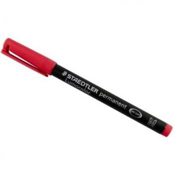 ROTULADOR PERMANENTE STAEDTLER ROJO PUNTA