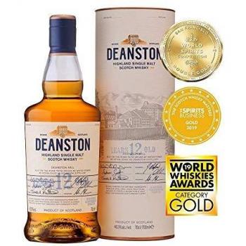 Whisky Single Malt Deanston 12 Años 70 cl con estuche