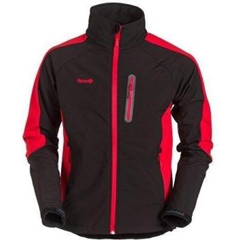 Izas Loire - Chaqueta Softshell para hombre, color negro / rojo, talla M