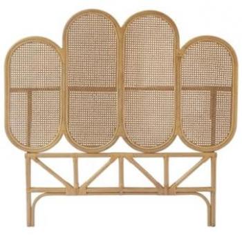Cabecero de Cama 140 cm - Mimbre Natural - NILOMI