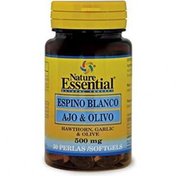 Nature Essential Espino Blanco Ajo y Olivo - 50 Cápsulas