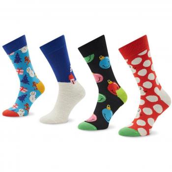 4-Pack Holiday Time Unisex Crew Socks Gift Set