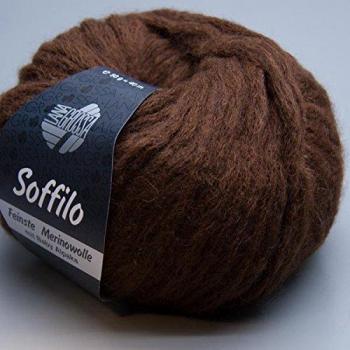 Lana Grossa soffilo, 10 – Color Marrón Oscuro