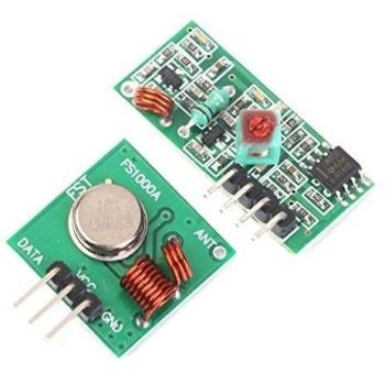 433mhz Transmisor Inalámbrico Y Kit De Módulo Receptor Para 2pcs Bricolaje Arduino