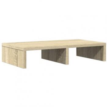 Soporte de Pantalla de Madera Ingeniería Roble Sonoma 50x27x10 cm