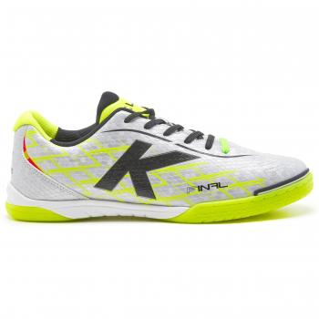 Kelme - Zapatillas de fútbol sala unisex Final Indoor Kelme con suela de goma, diseño ligero, agarre óptimo, plantilla acolchada y parte superior de material sintético