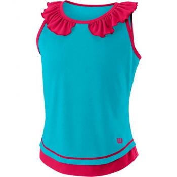 Wilson Competition II Camiseta De Tirantes Chicas Azul/Rosa