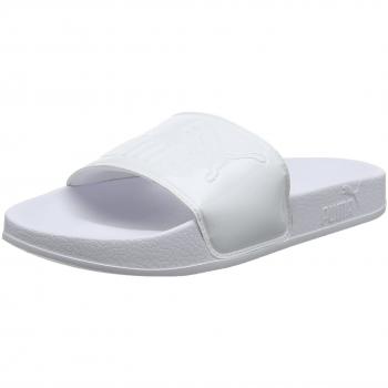 Puma Women's Leadcat Patent WNS Beach & Pool Shoes, White 6 UK