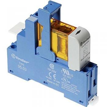 Finder 48.31.8 Coupling Relay, 24V AC, 10A, Single Changeover Contact