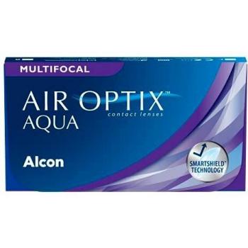 AIR OPTIX Lentes de contacto multifocales mensuales, R 8.6, D 14.2, 1.5 dioptría, adición alta - 3 lentillas