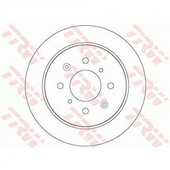 Disco de freno TRW DF6378, completo, 1 pieza