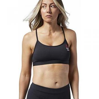 Reebok RC Skinny Bra Sujetador Deportivo, Mujer, Black, M