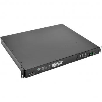 PDU Monofásico Controlable Tripp Lite con Switch de Transferencia Automática 2/2.4KW, 200/240V, 10 Salidas C13, 2 Entradas C14, Cables de
