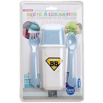 Set de cubiertos con estuche Azul