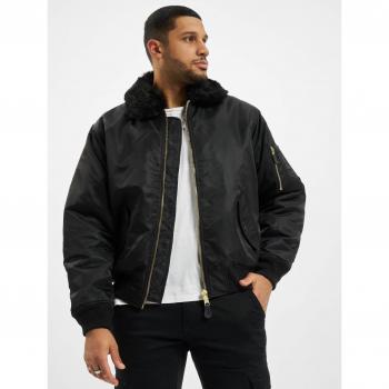 Chaqueta Brandit MA2 con Cuello de Piel Negra