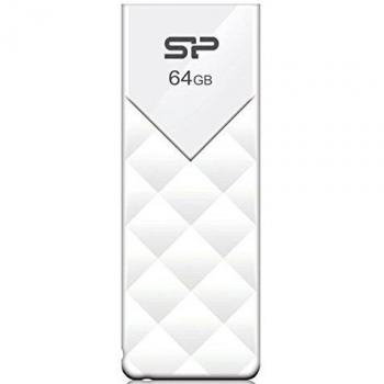 Silicon Power Ultima U03 64GB USB 2.0 Flash Drive - White