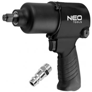 Llave de impacto neumática NEO TOOLS 14-500, 1/2, par máximo de 720 Nm, control de rotación en sentido horario/antihorario, accionamiento cuadrado tamaño 1/2,