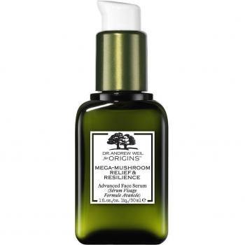Origins Mega-Mushroom Relief & Resilience Advanced Face Serum 30 ml - Soothing Hydrating Anti-Aging Formula