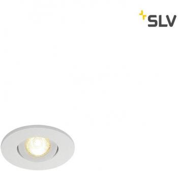 Downlight Empotrable LED Redondo SLV New Tria Mini 3000K Blanco Mate 4,2W con Driver y Clipfed