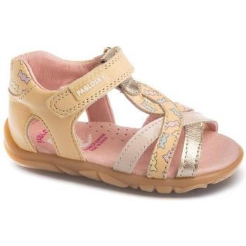 Sandalias Bebé Niña Pablosky de Piel Amarillo 025390