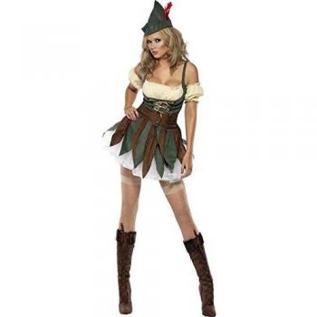 Smiffy's - Disfraz de Robin Hood para mujer, talla UK 12 - 14