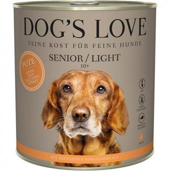 Dog's Love Senior Pavo Sin Cereales 400g