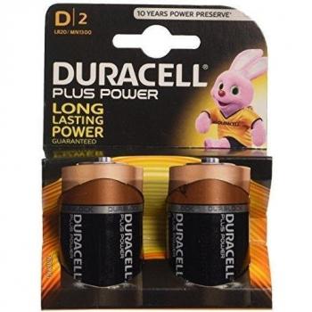 Duracell - Plus D, Pilas Alcalinas
