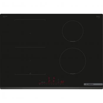 Placa de Inducción Bosch Serie 6 PVS731HC1E, 70cm, 4 Zonas, DirectSelect, FlexInduction, PowerBoost, Negro
