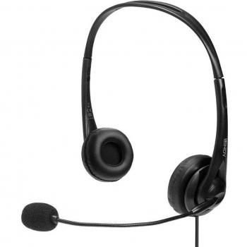 Lindy 3.5mm and USB Type C Wired Headset with In-Line Control