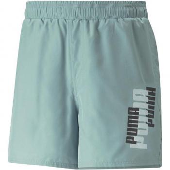 Pantalones Cortos Deportivos para Hombre Puma Ess+ Logo Power Aguamarina