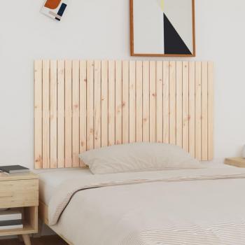 Cabecero de cama de pared 166x3x90 cm madera maciza de pino Vidaxl Marrón