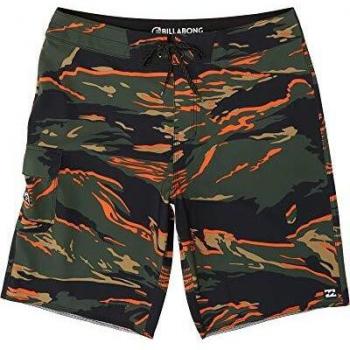 Billabongz banador de surf de pantalon de camuflaje hombre